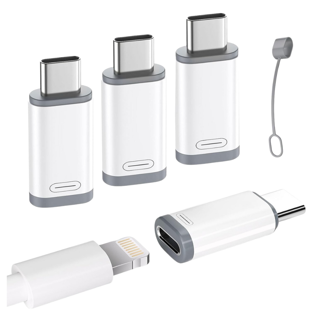 4 Pack Lightning To USB C Charge Adapter For iPhone