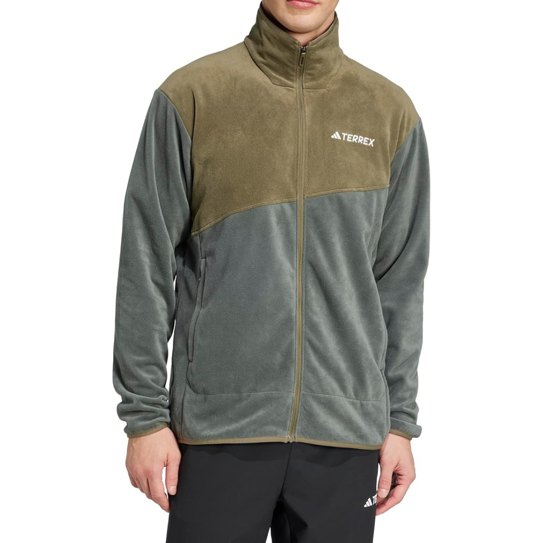 Adidas Men's Terrex Multi Full-Zip Fleece Hiking Jacket