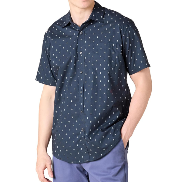 Amazon Essentials Men's Regular-Fit Short-Sleeve Shirt