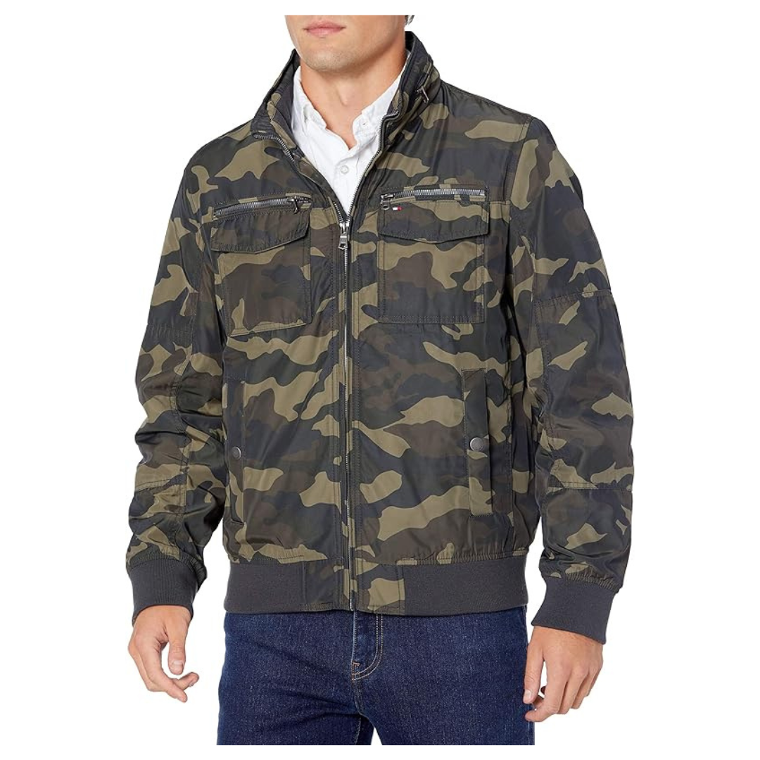 Tommy Hilfiger Men's Water & Wind Resistant Bomber Jacket