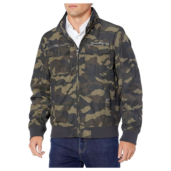 Tommy Hilfiger Men's Water & Wind Resistant Bomber Jacket