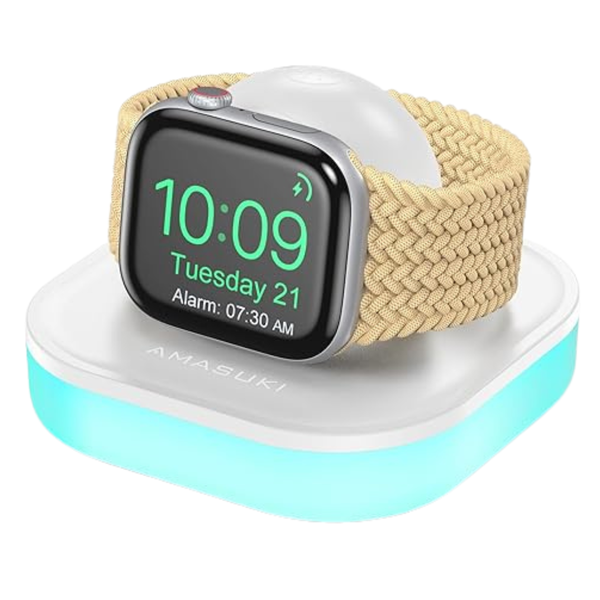 Magnetic Colorful Light Watch Charger Stand For Apple Watches