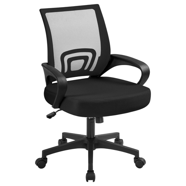Yaheetech Adjustable Ergonomic Computer Chair W/ Lumbar Support Armrest