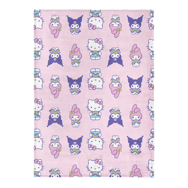50" x 70" Hello Kitty Ultra Fine Faux Fur Throw