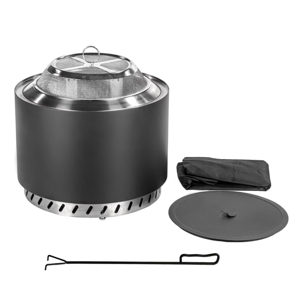 Member's Mark 22" Smokeless Wood Fire Pit With All-Weather Cover