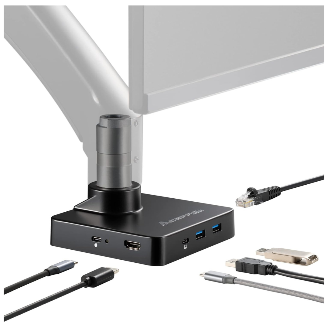 AceProAV 5-in-1 Multiport USB C Single Mount Docking Station
