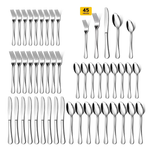 45-Piece Silverware Set