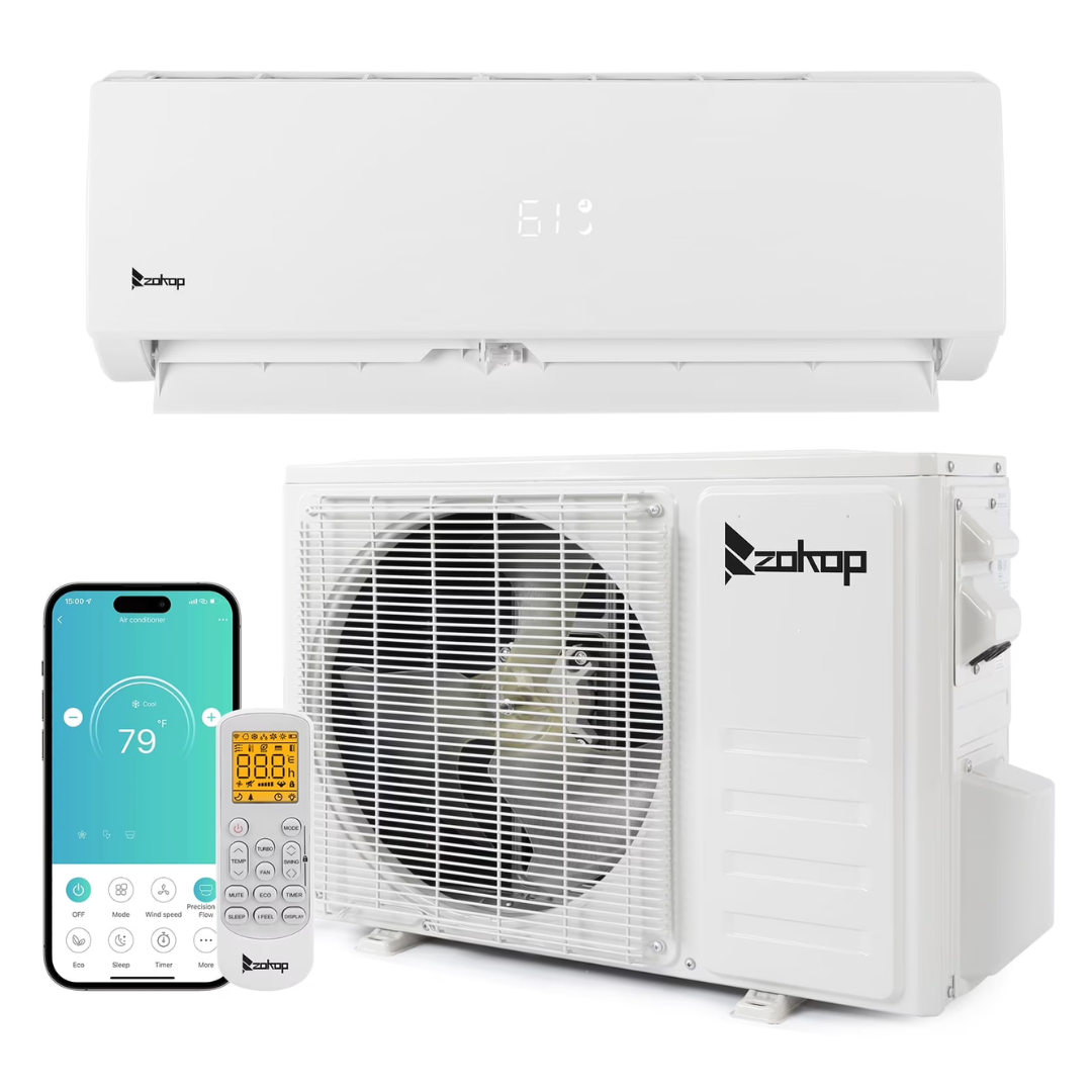 Ktaxon 9000 BTU Wifi Enabled 19 Seer Mini Split Air Conditioner & Heater