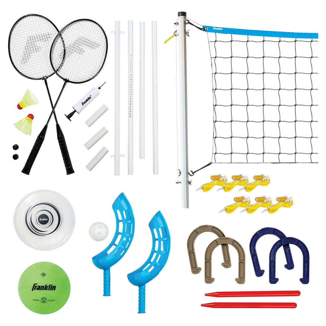 Franklin Sports Fun 5 Combo Outdoor Game Set