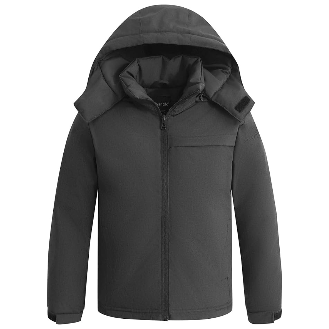 Wantdo Big Boys Winter Windbreaker Jacket