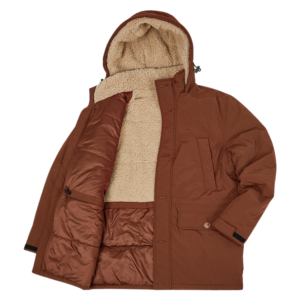 32 Degrees Men's Commuter Tech Sherpa-lined Parka Jacket