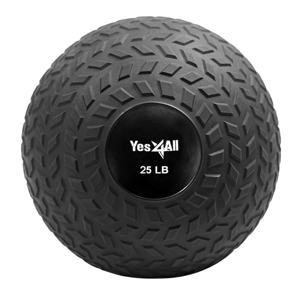 25-Lbs. Yes4All Strength Training Slam Mid-Size Medicine Weight Ball