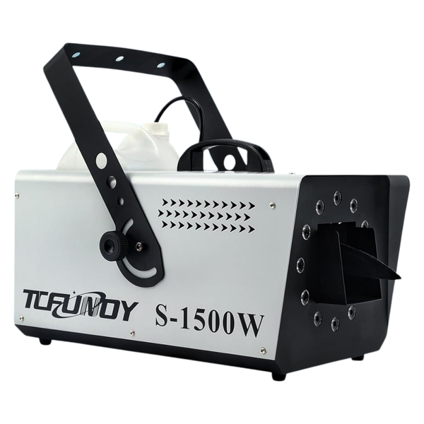 1500W Snow Machine With 9-Colors, 3-Light Effects & Remote Control