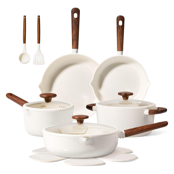 14-Piece Carote Nonstick Kitchen Pots And Pans Set