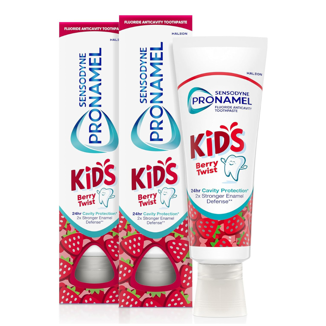 4 Oz 2-Pack Sensodyne Pronamel Kids Fluoride Anticavity Toothpaste
