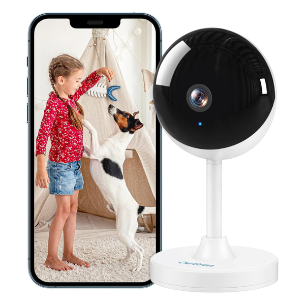 Owltron 2K Indoor WiFi Security Camera With Motion & Cry Detection