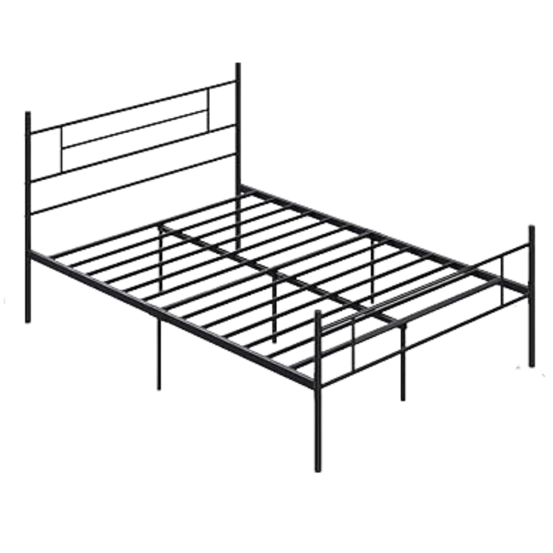 Novilla 14" Metal Queen Size Bed Frame With Headboard