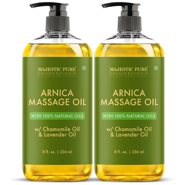 2-Pack 8-Oz Majestic Pure Arnica Sore Muscle Massage Oil