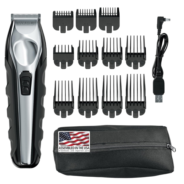 Men's Lithium Ion Total Beard Trimmer With 11 Guide Combs