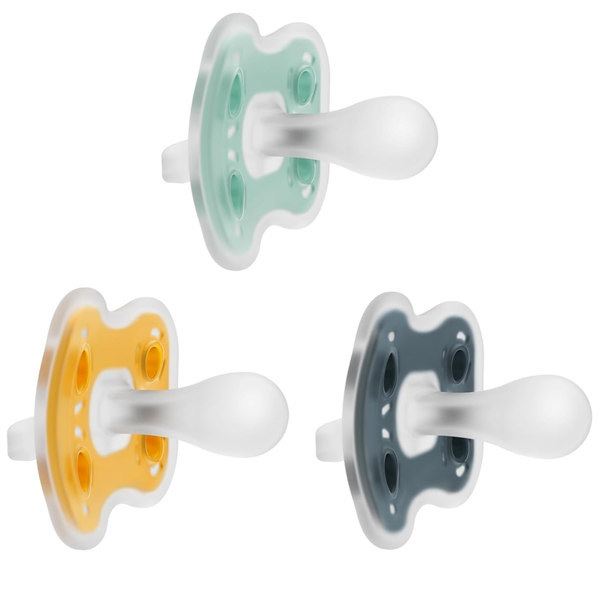 3-Pack Dr. Brown's Advantage One-Piece Silicone Baby Pacifier