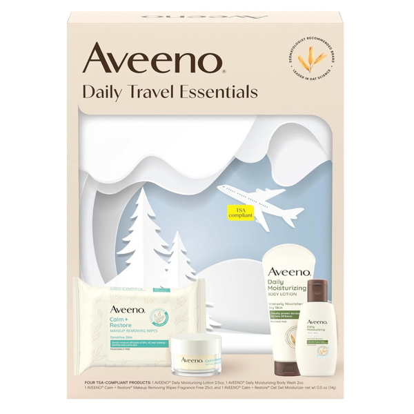 Aveeno Daily Travel Essentials Gift Set