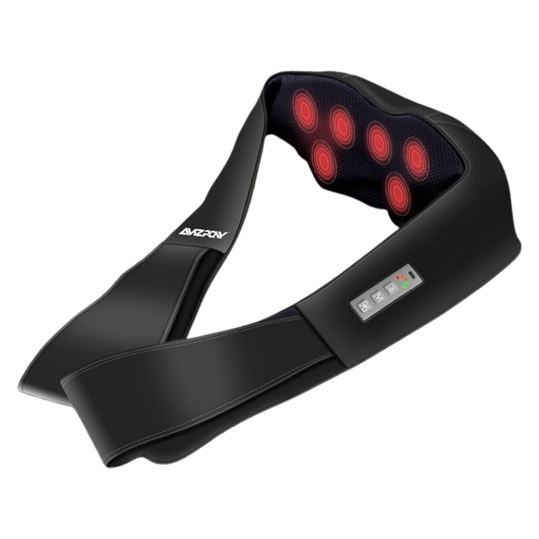 Ampony Cordless Shiatsu Kneading Neck Massager W/ Heat