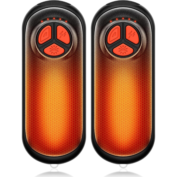 2-Pack Rechargeable Electric Hand Warmers with Fast Heating