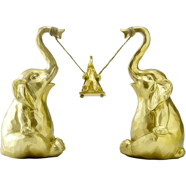 Gold Room Decor Elephant Statue
