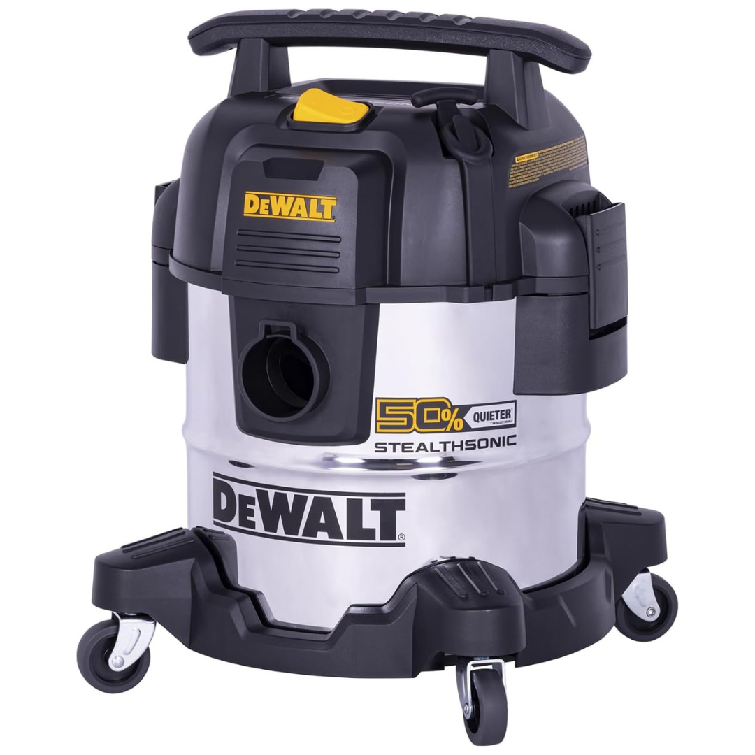 Dewalt 5 Gallon Stealthsonic Shop Ultra Quiet Vacuum Wet And Dry