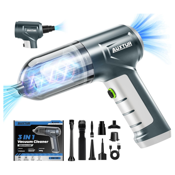 Portable Rechargeable Cordless 15000PA Car Vacuum Cleaner