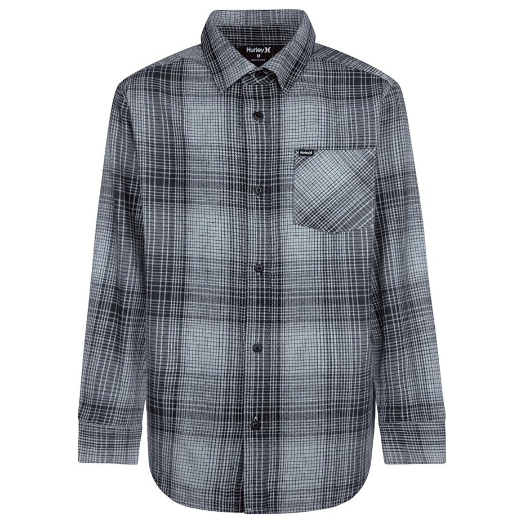 Hurley Boys Long Sleeve Flannel Shirt
