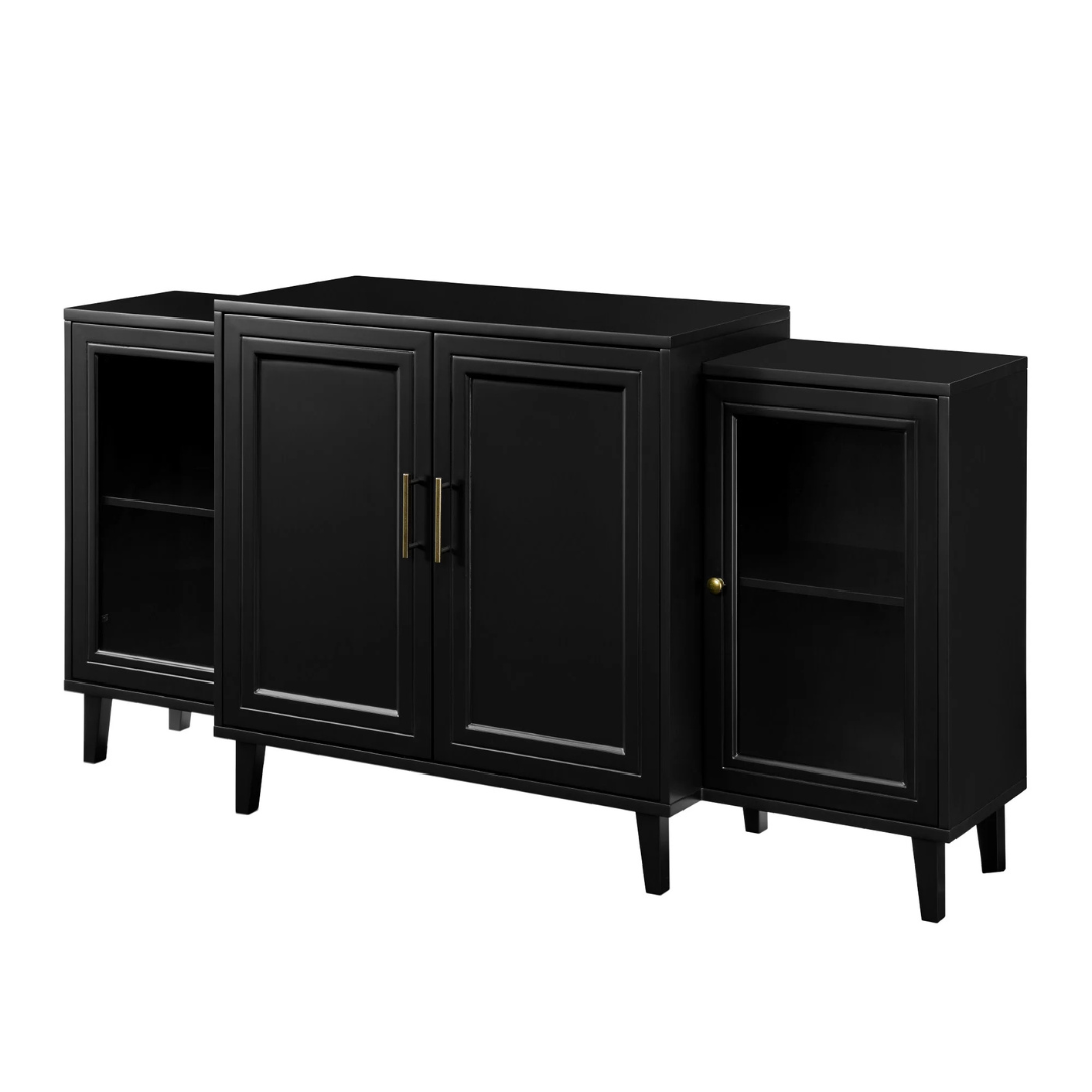 62" Walker Edison Parker 4-Door Tiered Sideboard