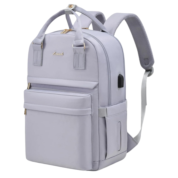 15.6" Waterproof Laptop Backpack With USB Port