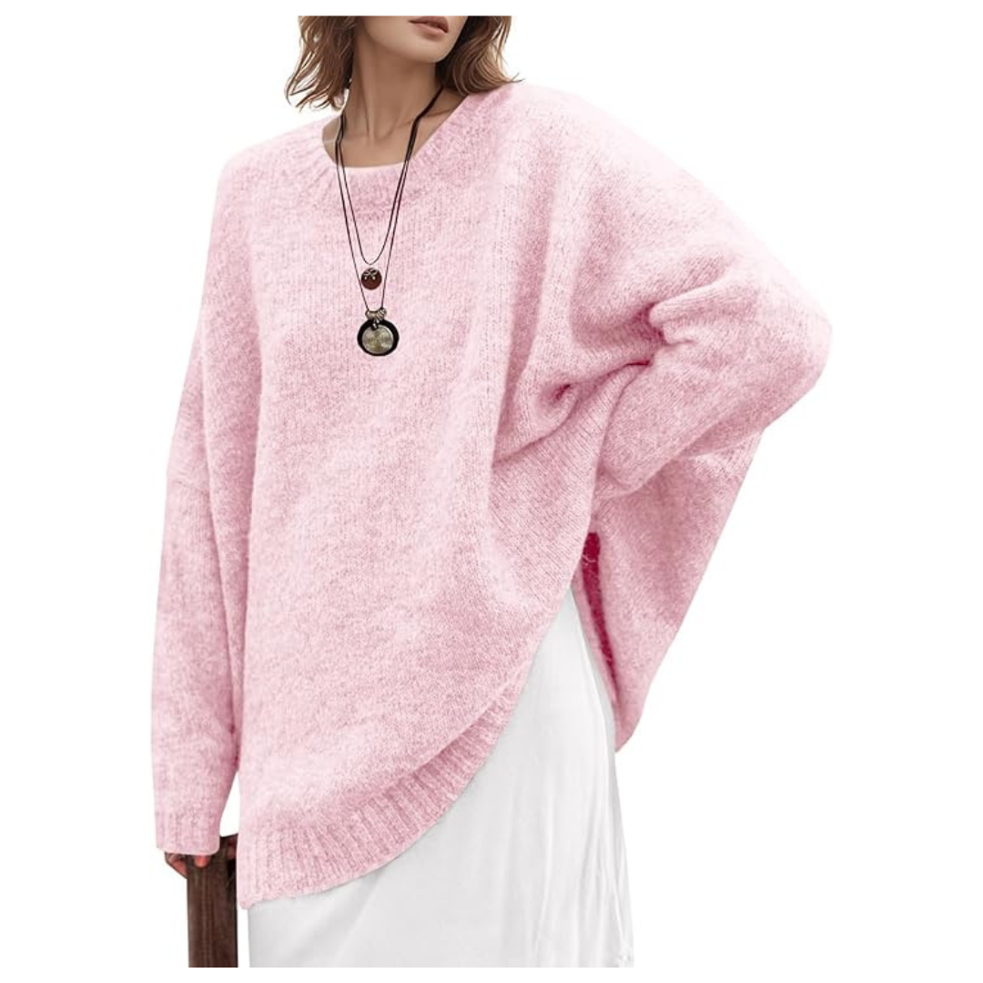 Women's Trendy Knit Sweater Crewneck Sweaters