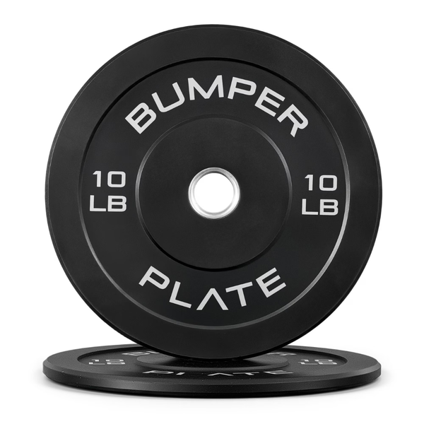 2-Count 10-lb Cap Barbell Olympic Rubber Bumper Plates