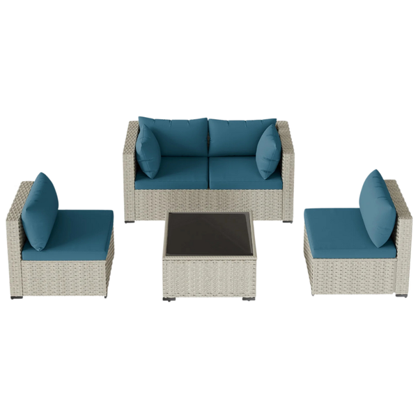 MRUAKA 5-Piece Outdoor Patio Furniture Set