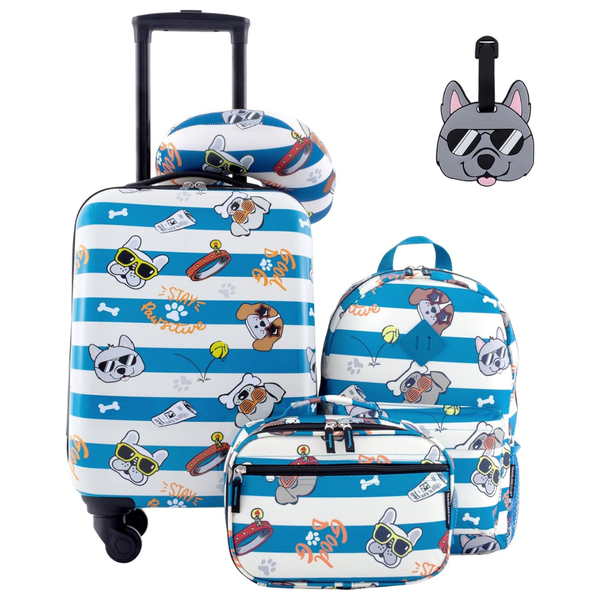 5-Piece Travelers Club Kids Hardside Carry-On Spinner Luggage