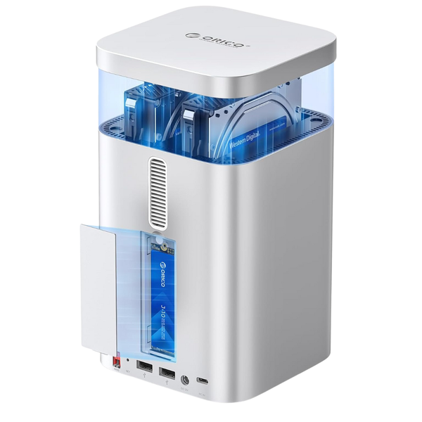 ORICO MiniTower 2-Bay RAID Enclosure For NVMe SSD