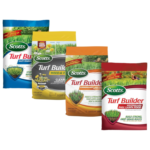 Scotts Turf Builder Seasonal 4-Bag Bundle (Total 49.6 LB)
