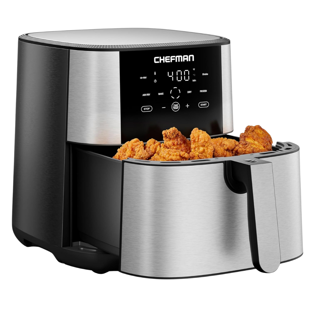 8-Quart One-Touch Digital Controls Nonstick Turbo Air Fryer