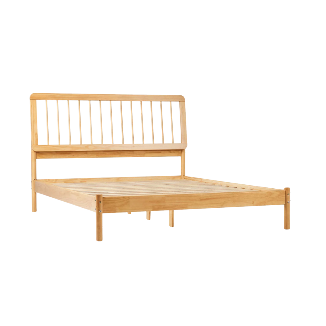 Walker Edison Mid-Century Modern Queen Bedframe