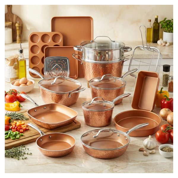 20-Pieces Gotham Steel Cookware & Bakeware Set