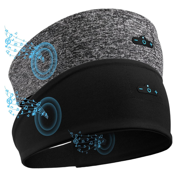 2-Pack TOPIEI Bluetooth 17H Playtime Sleep Headphones Headband