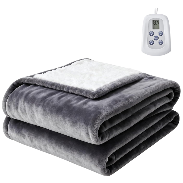 50''x60'' Heated Blanket Throw