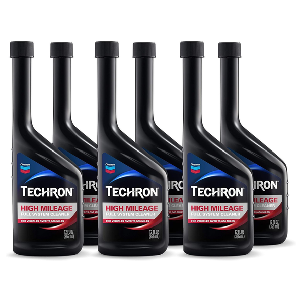 6-Pack 12-Oz Chevron Techron High Mileage Fuel System Cleaner