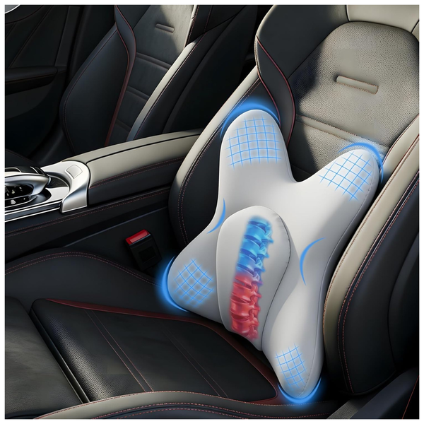 Lumbar Memory Foam Car Seat Back Support Pillow