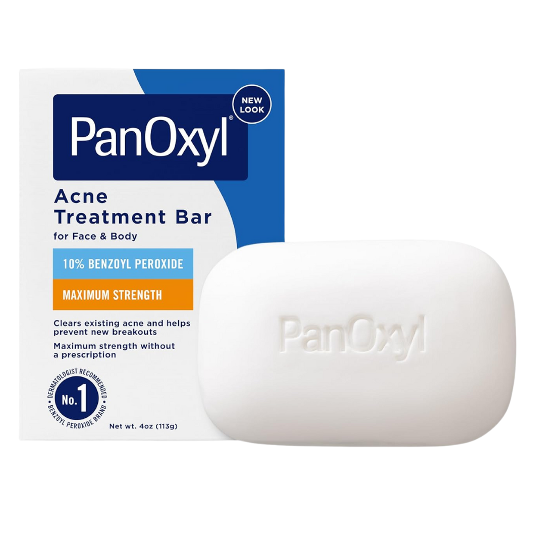 4 Oz. PanOxyl Acne Treatment Bar With 10% Benzoyl Peroxide