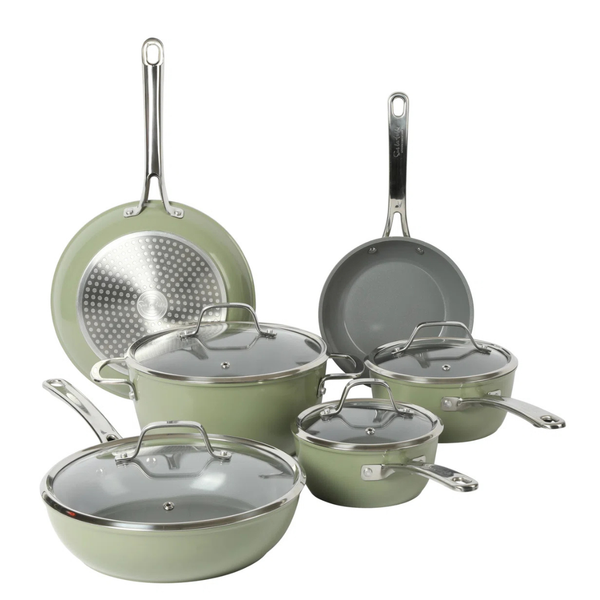 Sur La Table 10-Piece Nonstick Ceramic Cookware Set