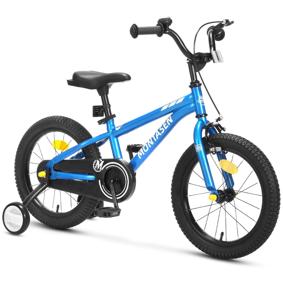 16" Kids Training Wheels Bicycle with Dual Hand & Coaster Brake