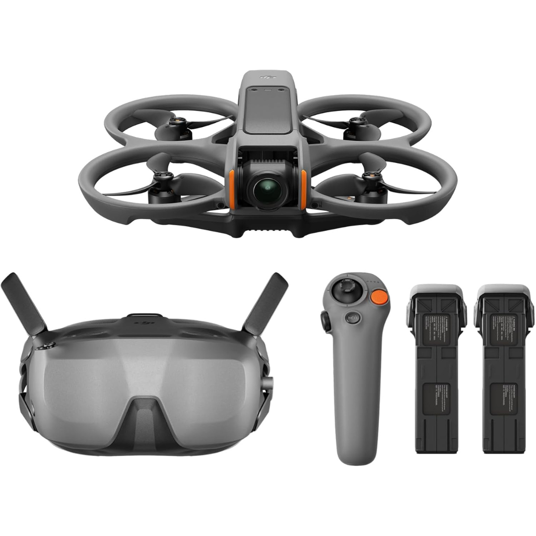 DJI Avata 2 Fly Smart Combo Camera Drone w/ Goggles N3 & RC Motion 3